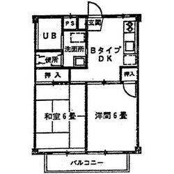 ベルハイツの物件間取画像